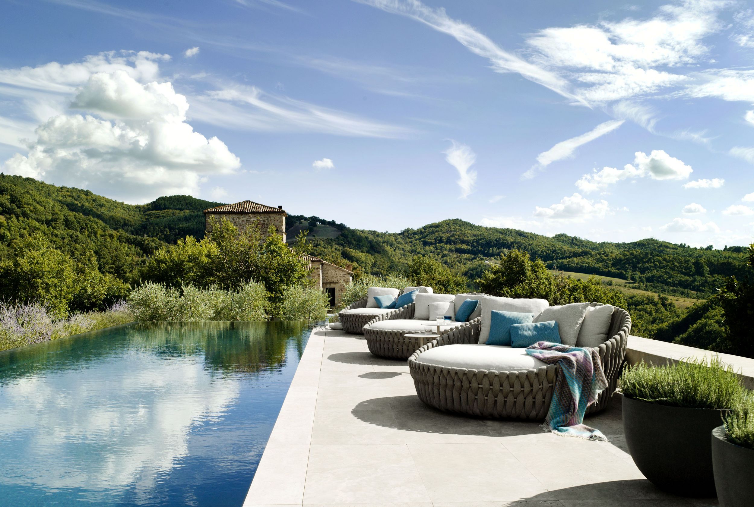 Tosca daybeds by Monica Armani for Tribù
