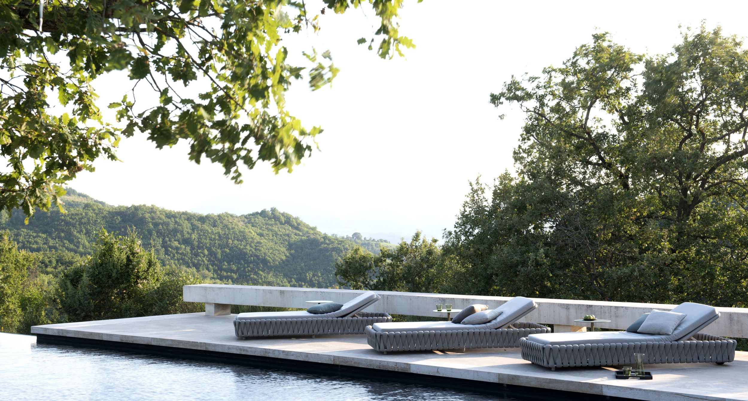 Tosca poolbeds by Monica Armani for Tribù